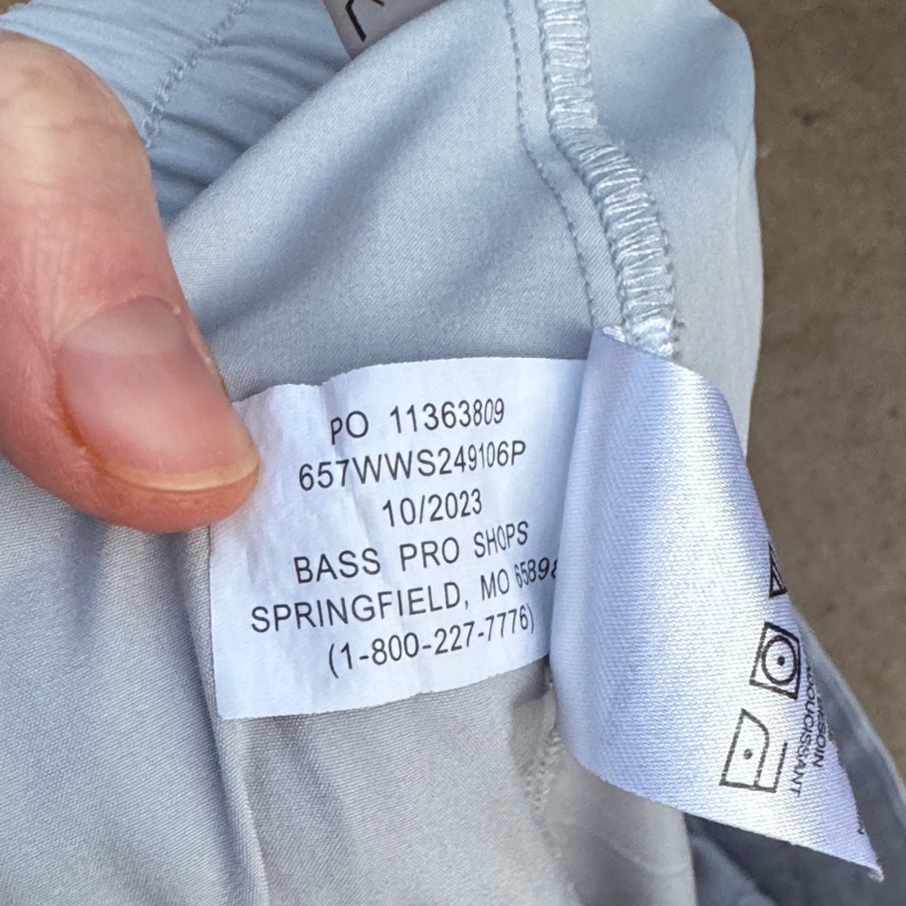 World Wide Sportsman (Bass Pro)Elastic Waist Track Sweatwicking Joggers size L - Picture 4 of 7